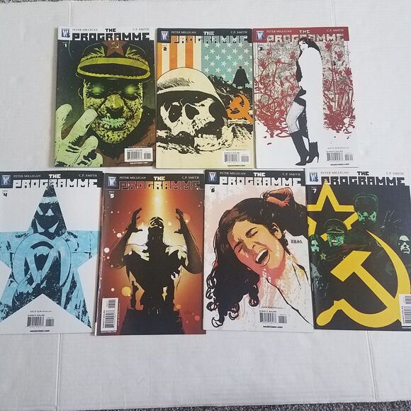 THE PROGRAMME COMIC LOT Of 7 ISSUES 1-7 DC WILDSTORM COMICS PETER MILLIGAN - Picture 1 of 2
